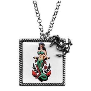 Sourpuss Nautical Nymph Necklace Sailor Rockabilly